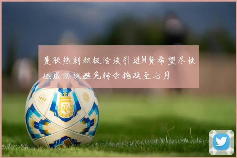 曼联热刺积极洽谈引进M费希望尽快达成协议避免转会拖延至七月